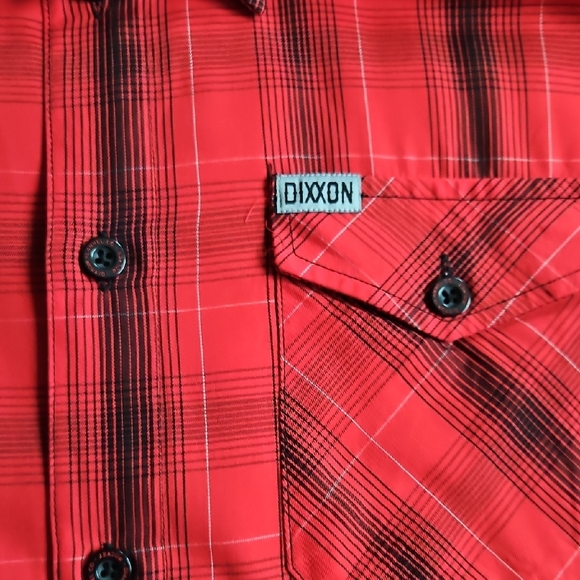 Zoo York Red and Black Plaid Men's Shirt - Picture 3 of 5